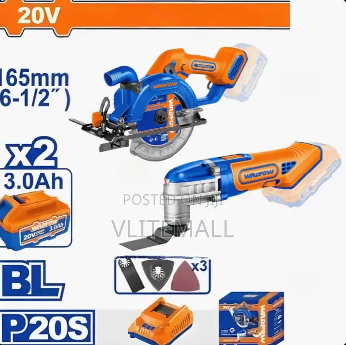 20v Cordless Brushless Circular Saw + Multi-tool Combo - Wos240981