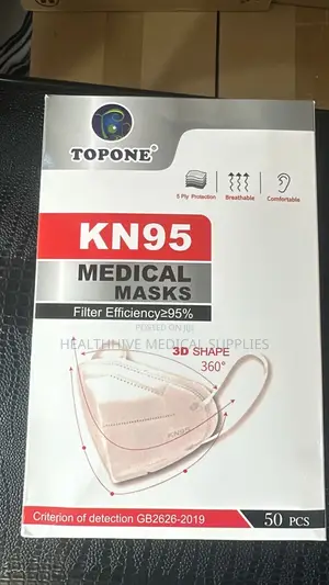 5 Ply Protection 3d Shape Medical Kn95 Nose Mask