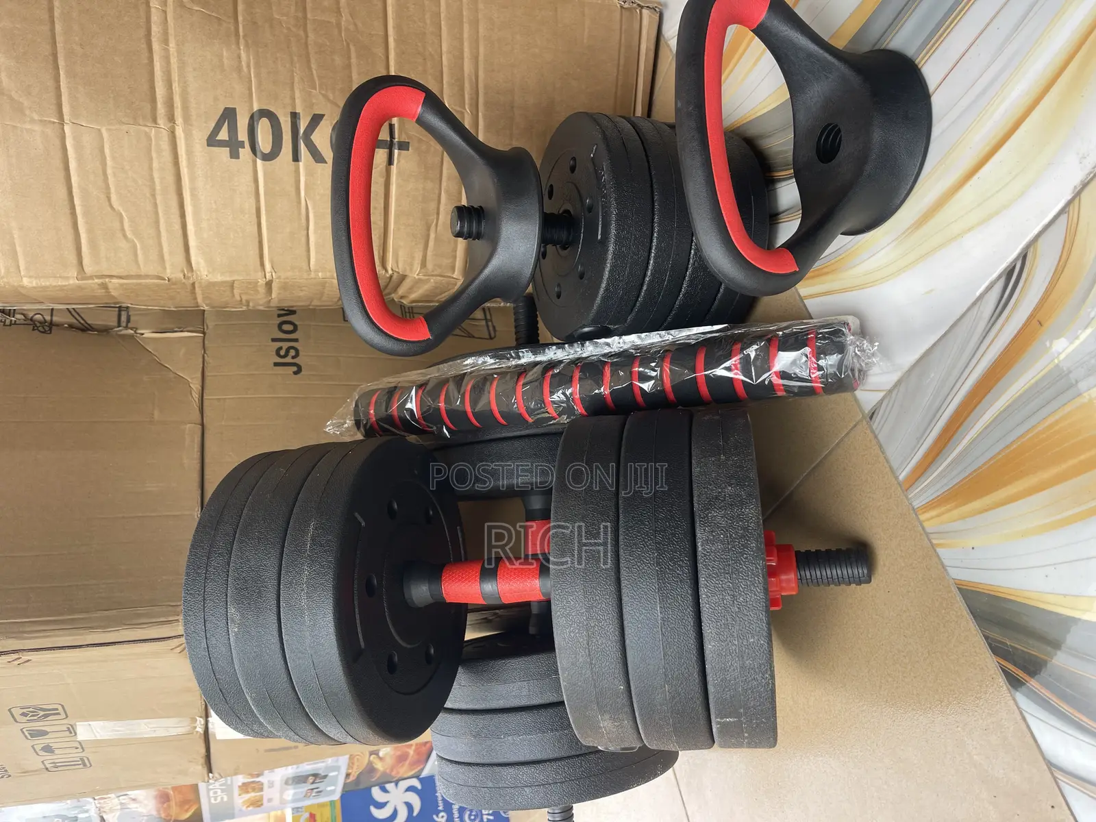 40kg Convertible Dumbbell to Kettle Bar, Barbell at Wholesale Prices