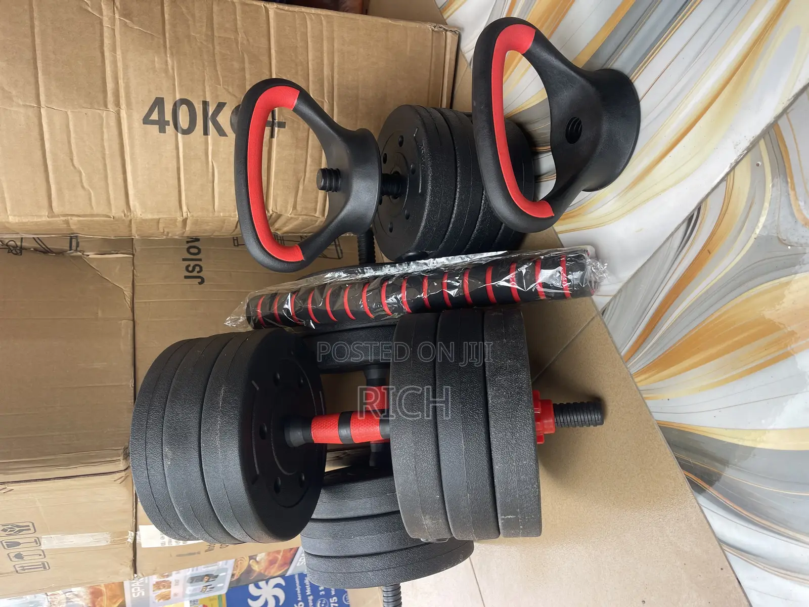 40kg Convertible Dumbbell to Kettle Bar, Barbell at Wholesale Prices