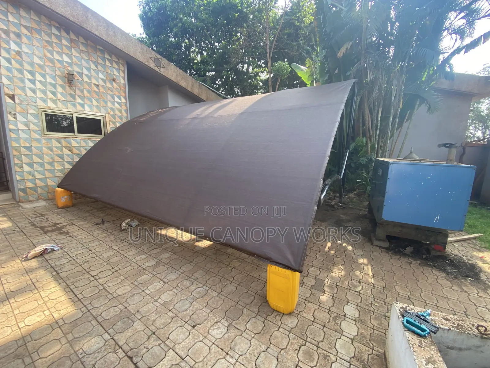 V Shape Carport