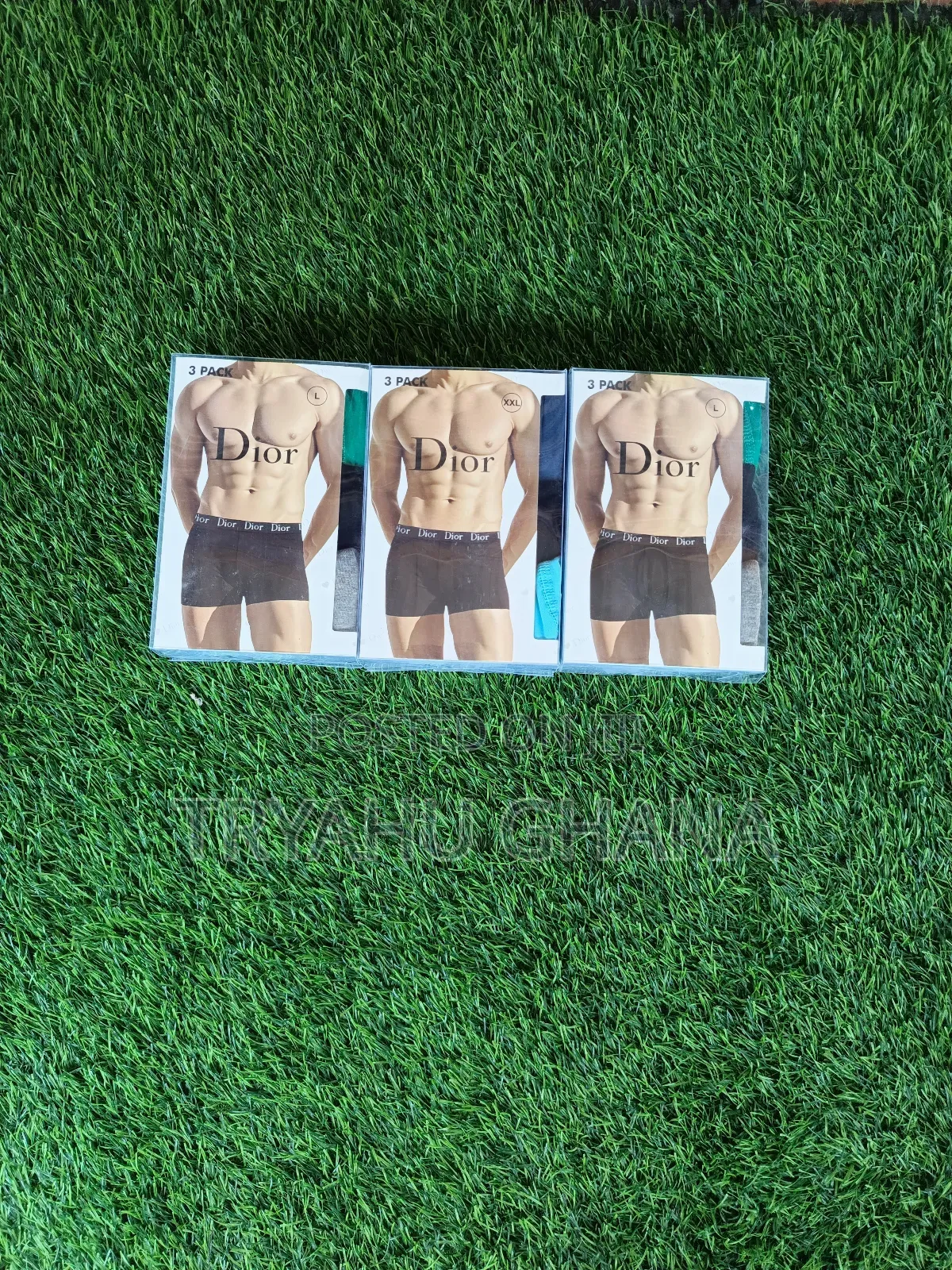 Tryahu Men’S Essentials — 100% Cotton Zara, Gucci, Dior Boxer Shorts