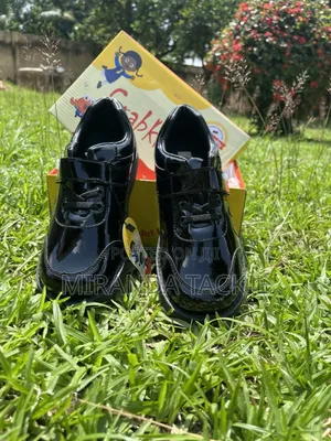 Puree Leather Boys School Shoes