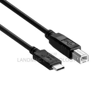 Usb-B to Usb-C Cable – 2m High-Speed Printer Transfer