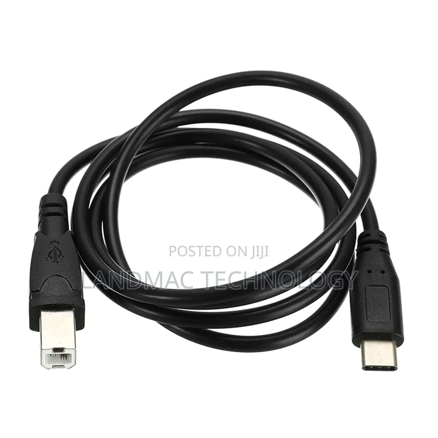 Usb-B to Usb-C Cable – 2m High-Speed Printer Transfer