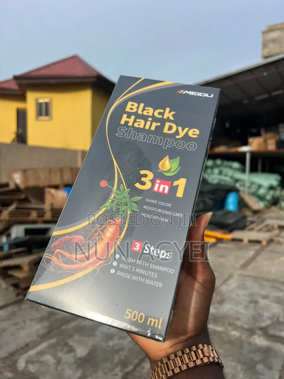 Black Hair Dye (Shampoo)