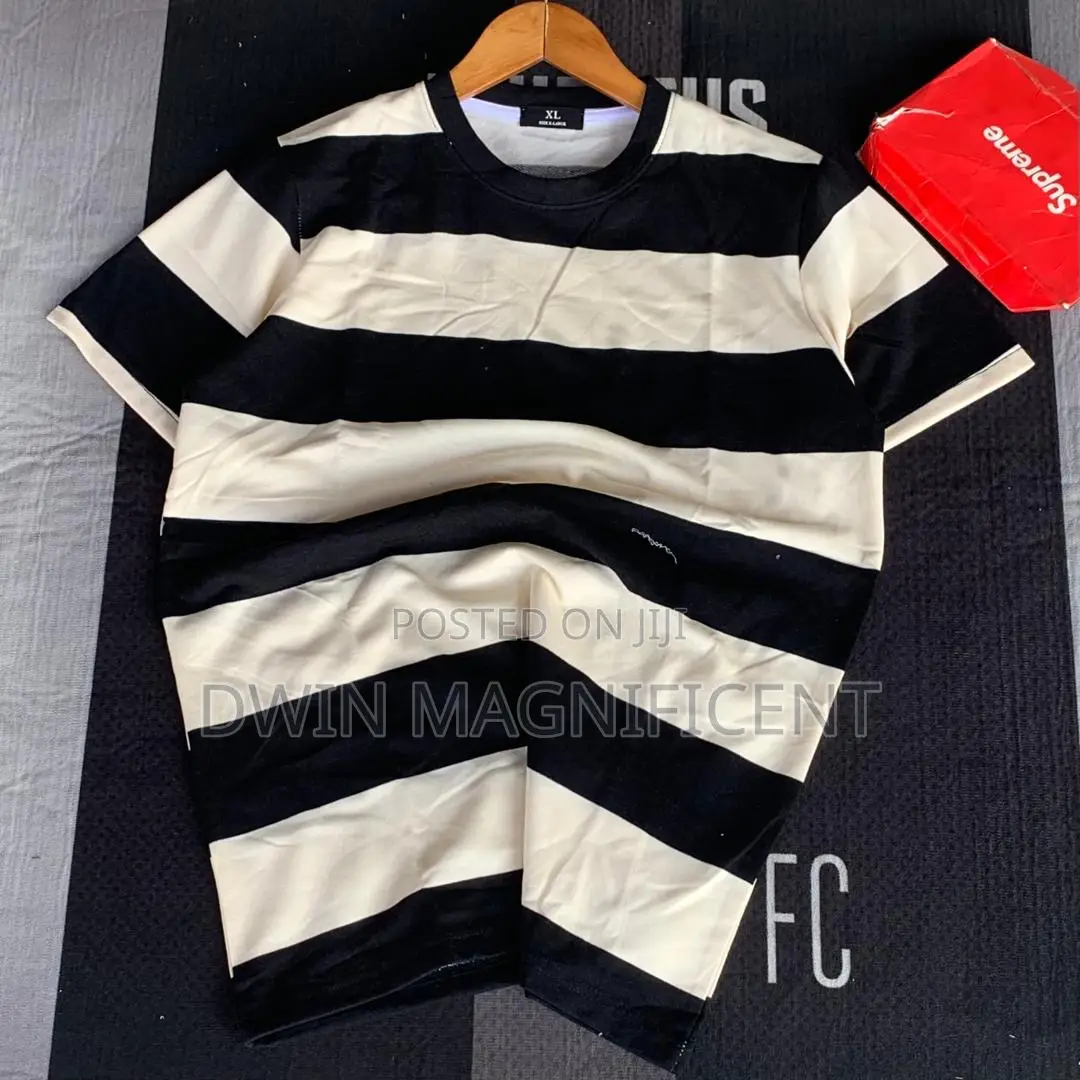 Unisex Striped Cotton T Shirts