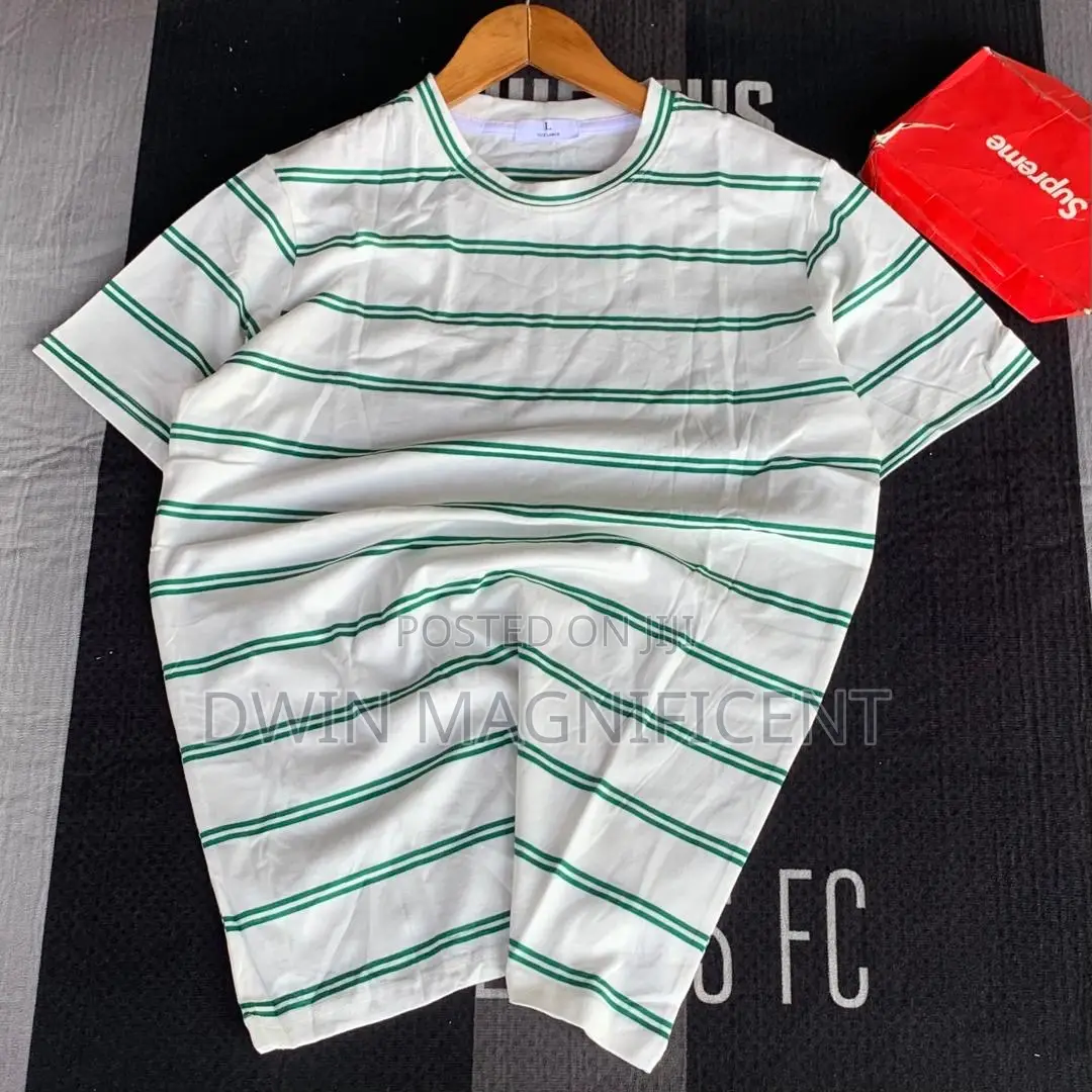 Unisex Striped Cotton T Shirts