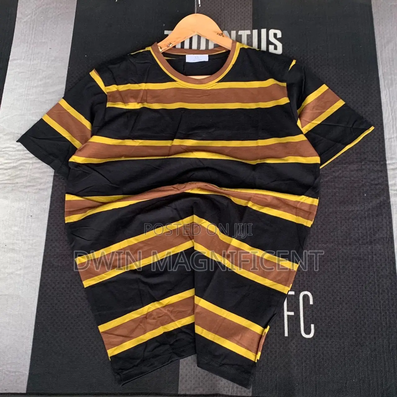 Unisex Striped Cotton T Shirts