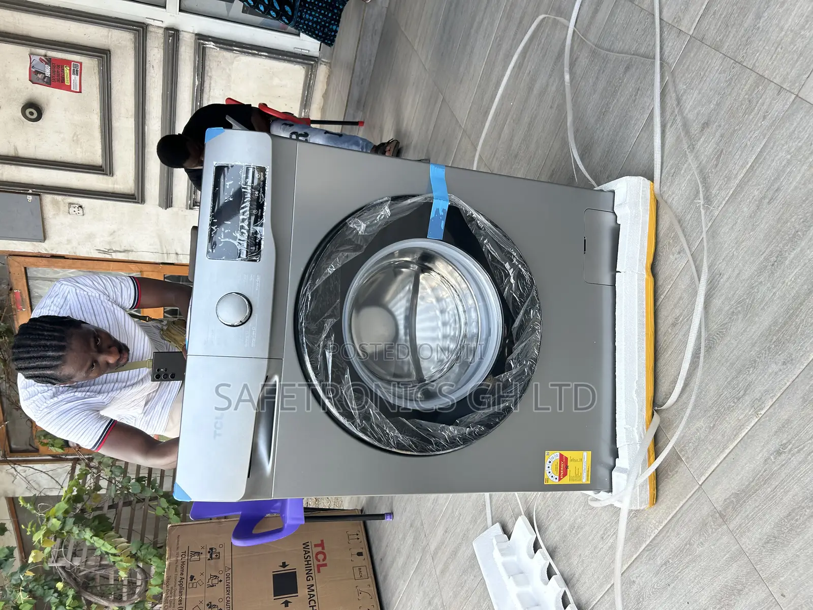 Bag Away Nwely TCL Frontload Inverter Fully Automatic Grey