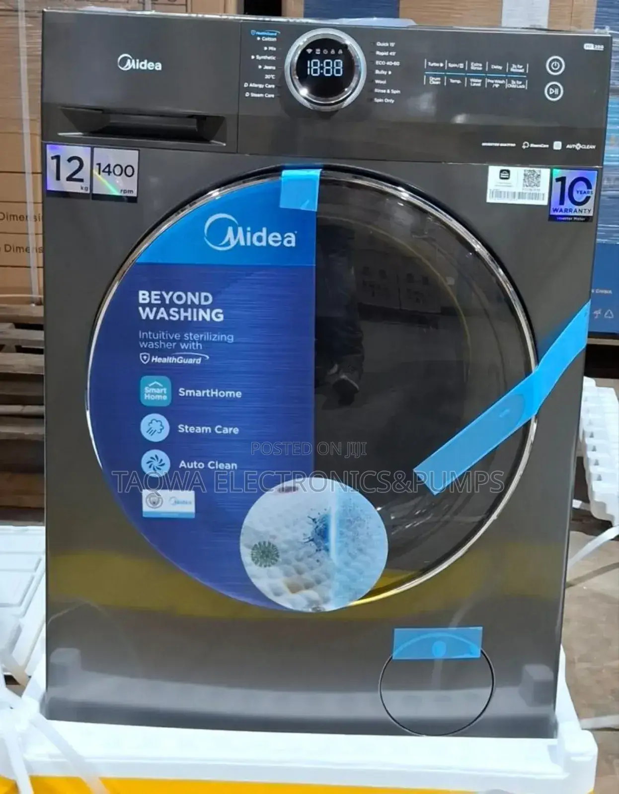 Midea 12kg Front Load Full Automatic Washing Machine