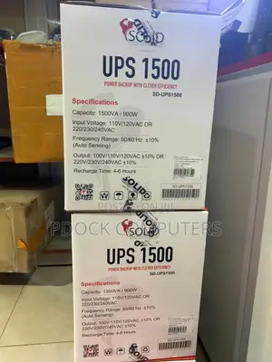 Solid 1500va 1.5kva Ups With Avr Original Ups