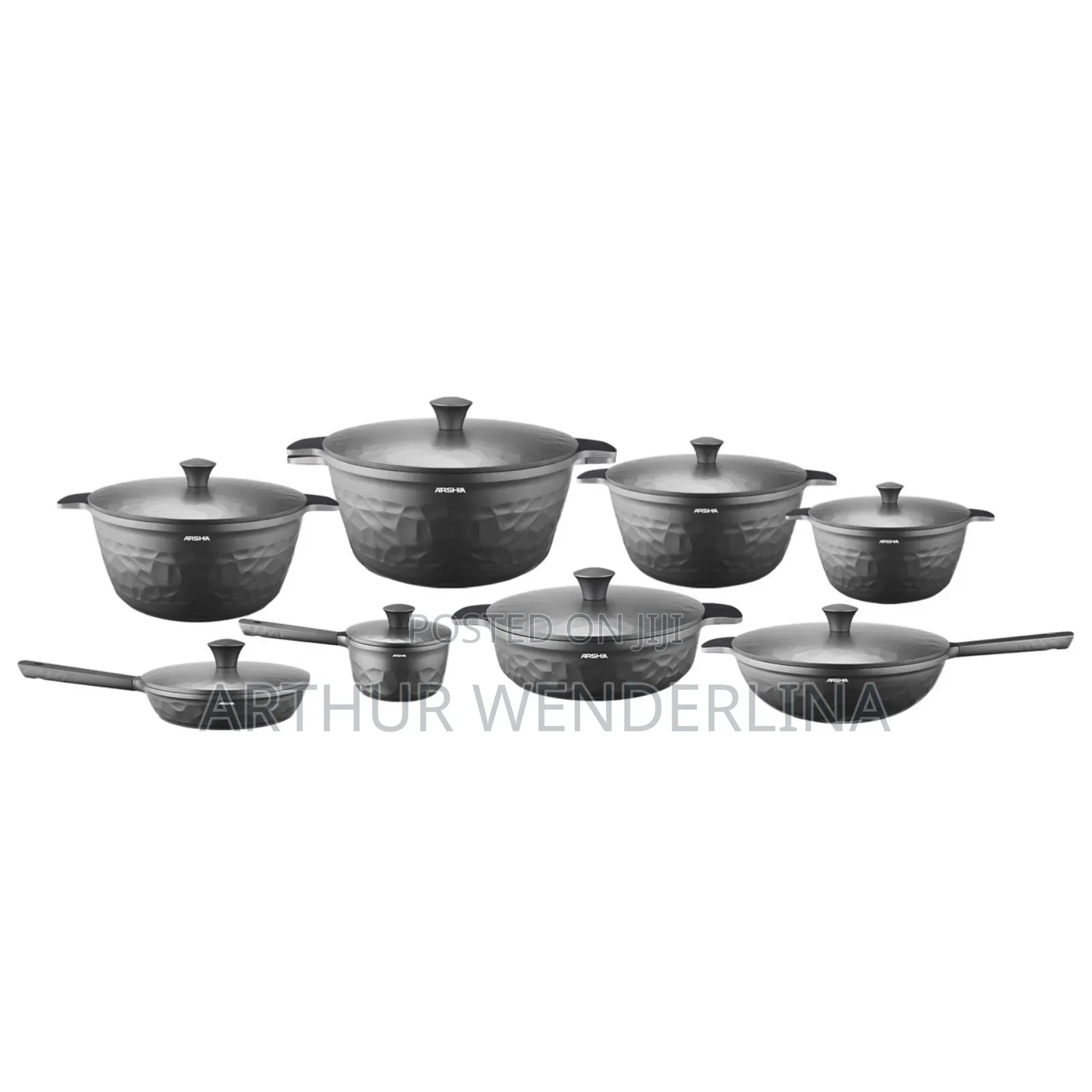 Classic Arshia 8 Set Cooking Ware (16 Pieces)