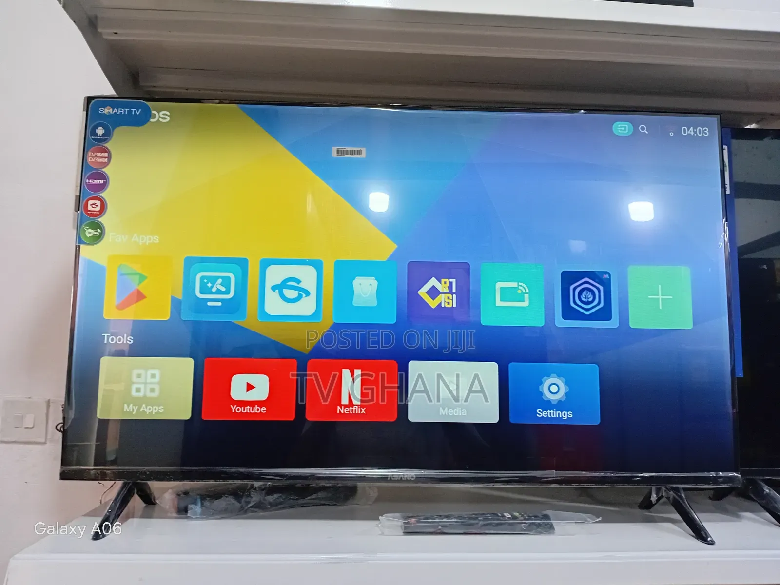 Asano 43" Smart Tv – Modern Design, Brilliant Clarity