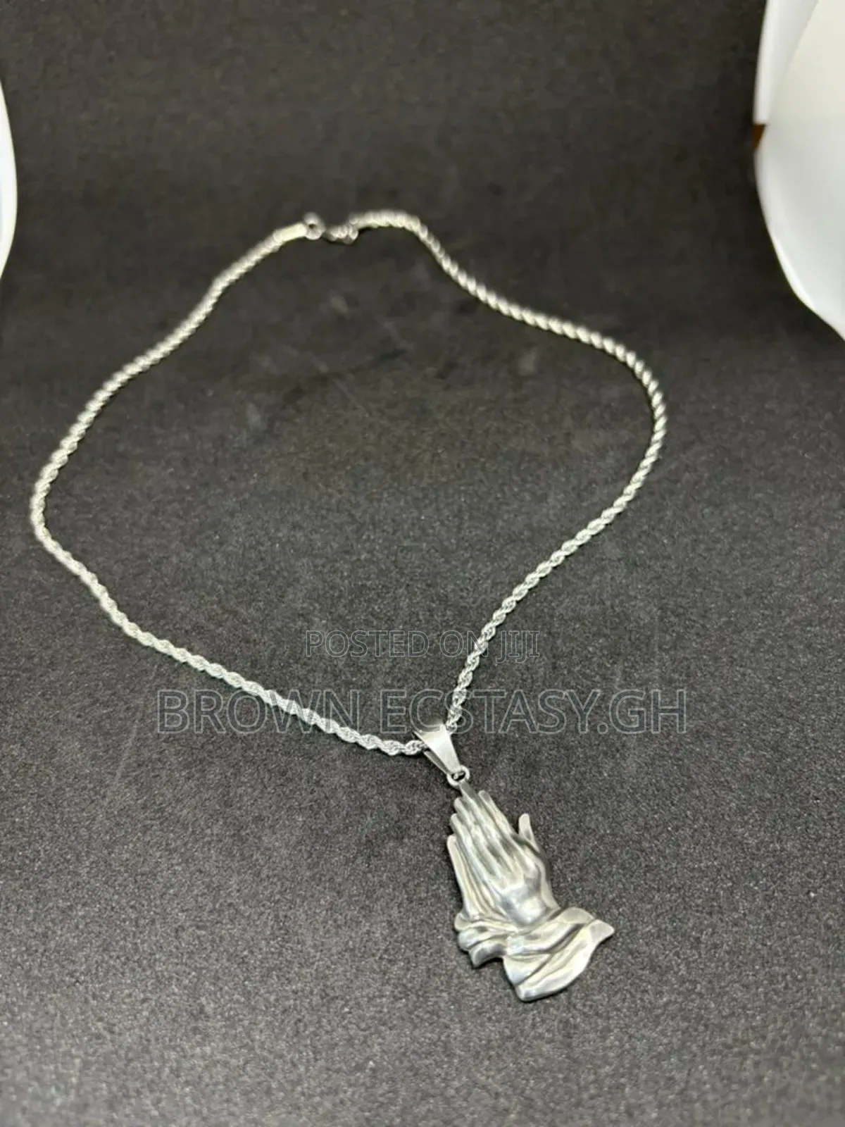 Pray Necklace ( Available in Gold or Silver Variant)