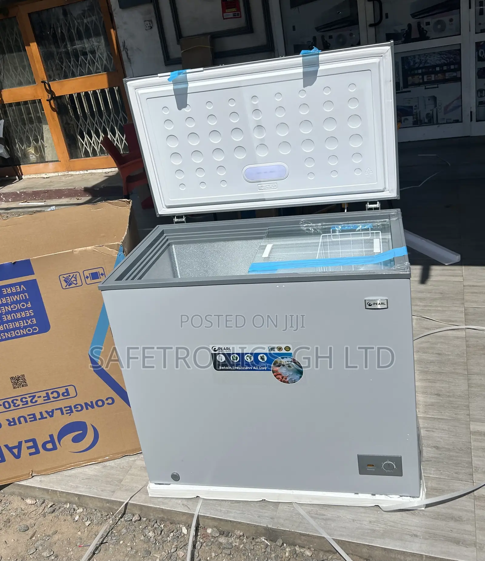 Order Original Pearl Electric 1 Door Glass Lid PCF-2530 200l Freezer