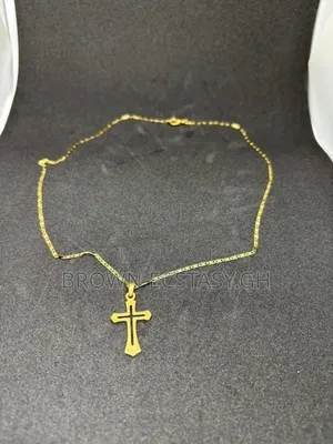 See Through Crucifix Necklace