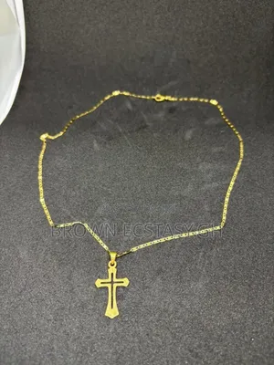See Through Crucifix Necklace