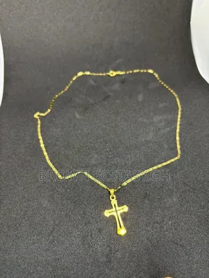 See Through Crucifix Necklace