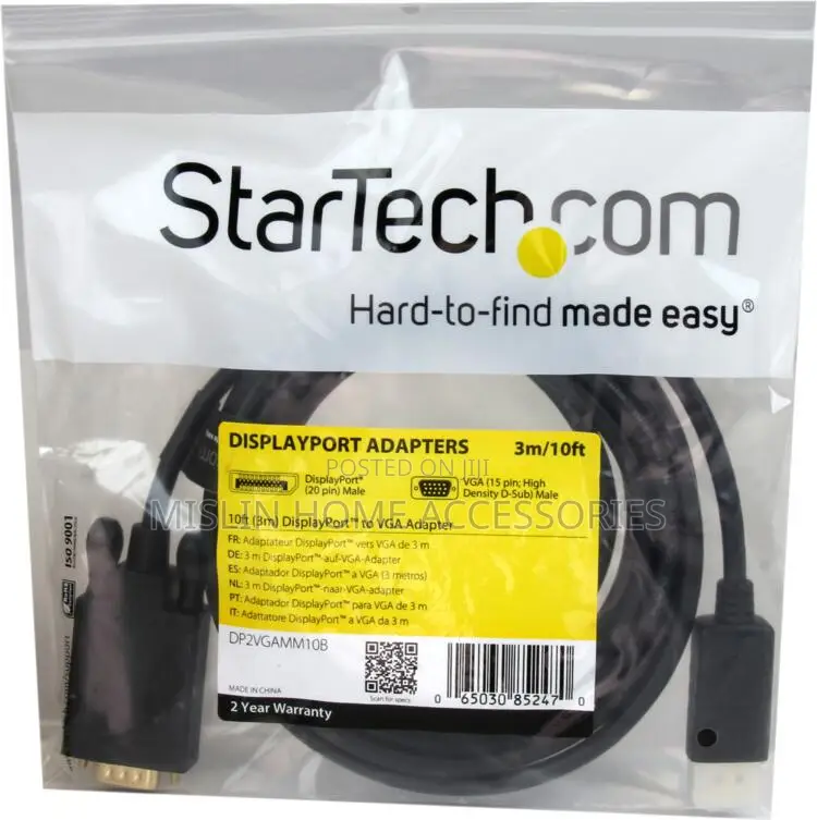 Displayport to Vga Adapter