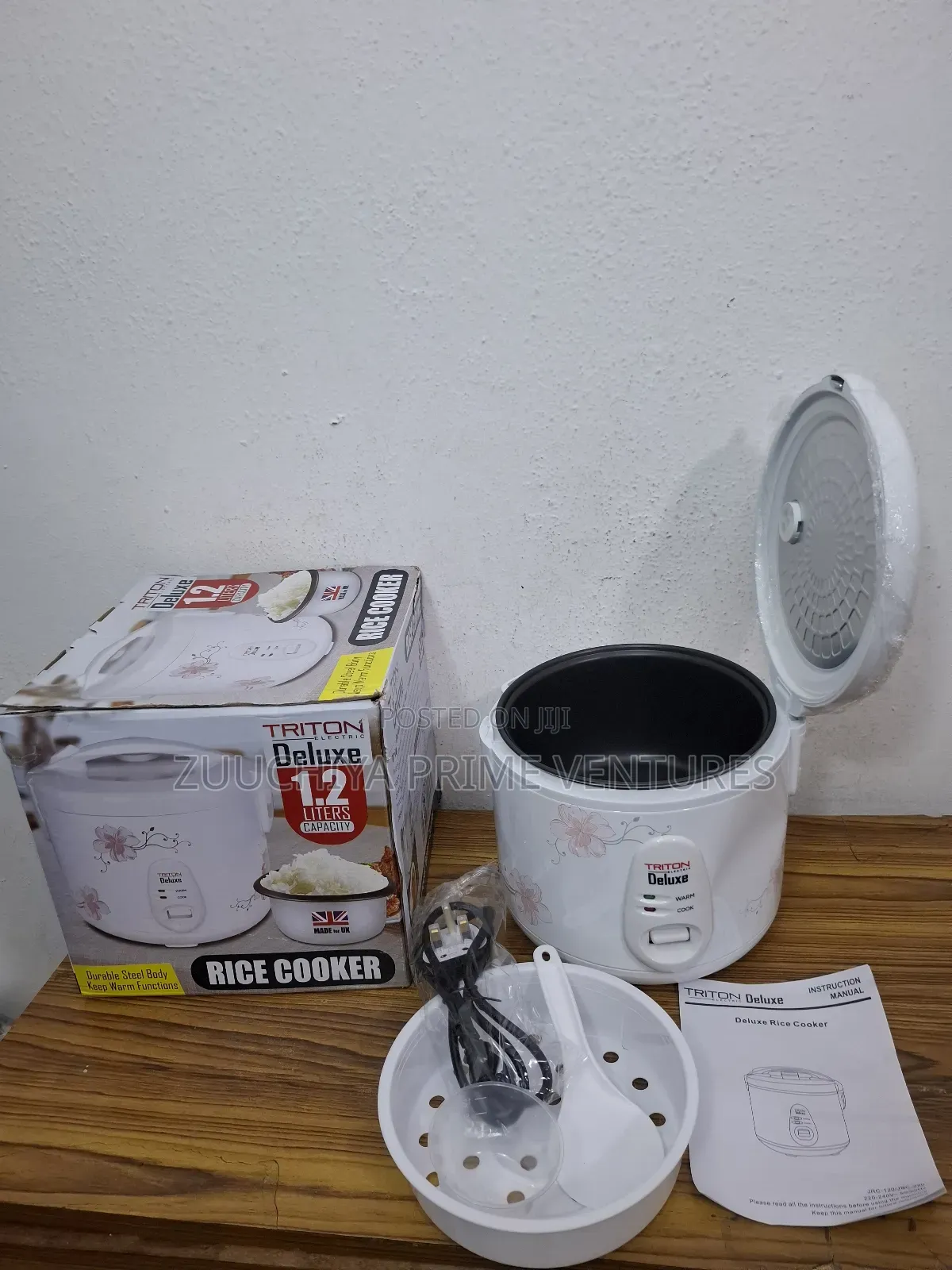 Triton Deluxe 1.2l Rice Cooker From Uk 