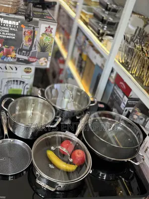Uakeen Triply Stainless Steel Cookware Set