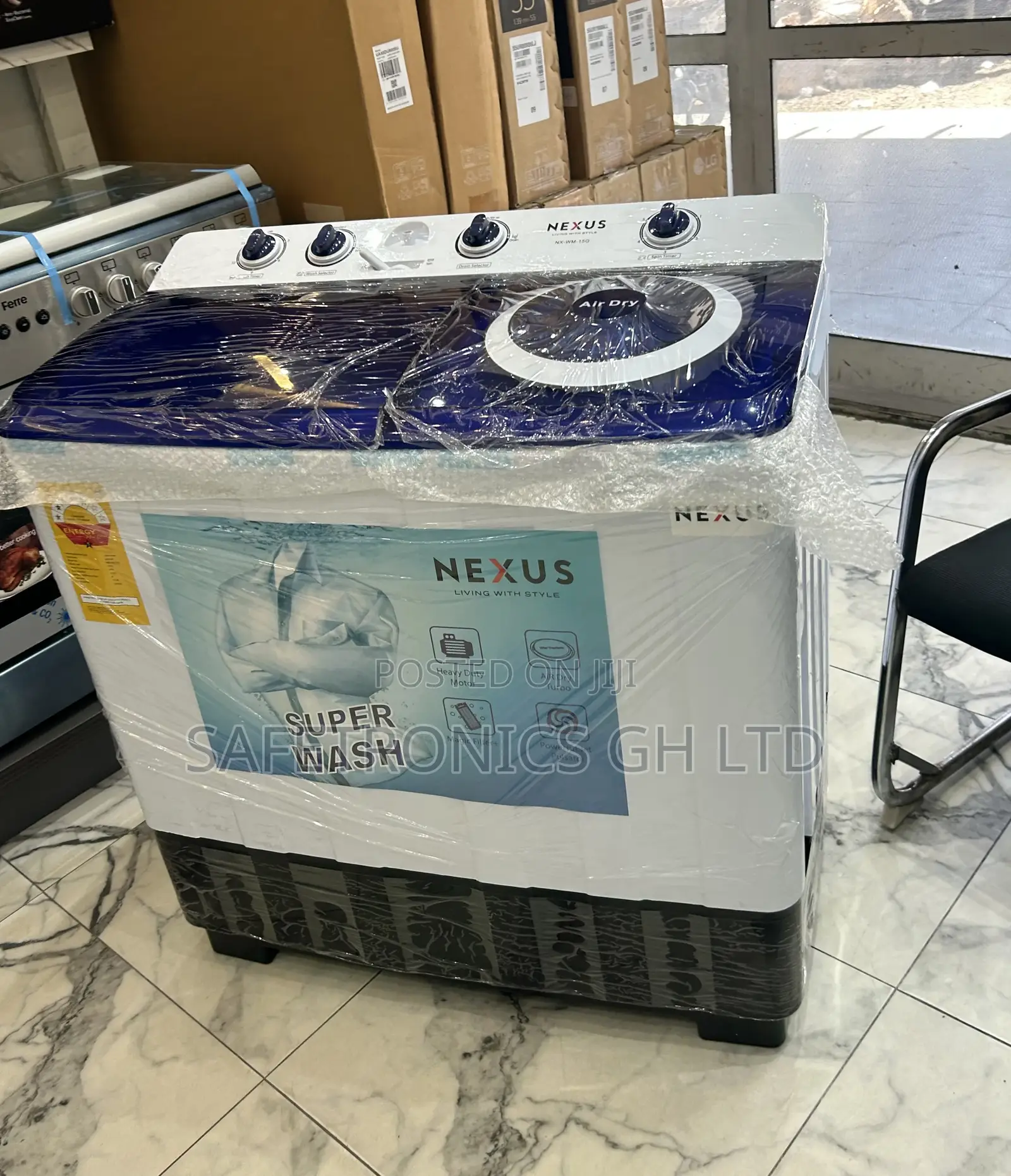 Newly Approved 15.0kg Topload Semiautomatic Nexus White Washer