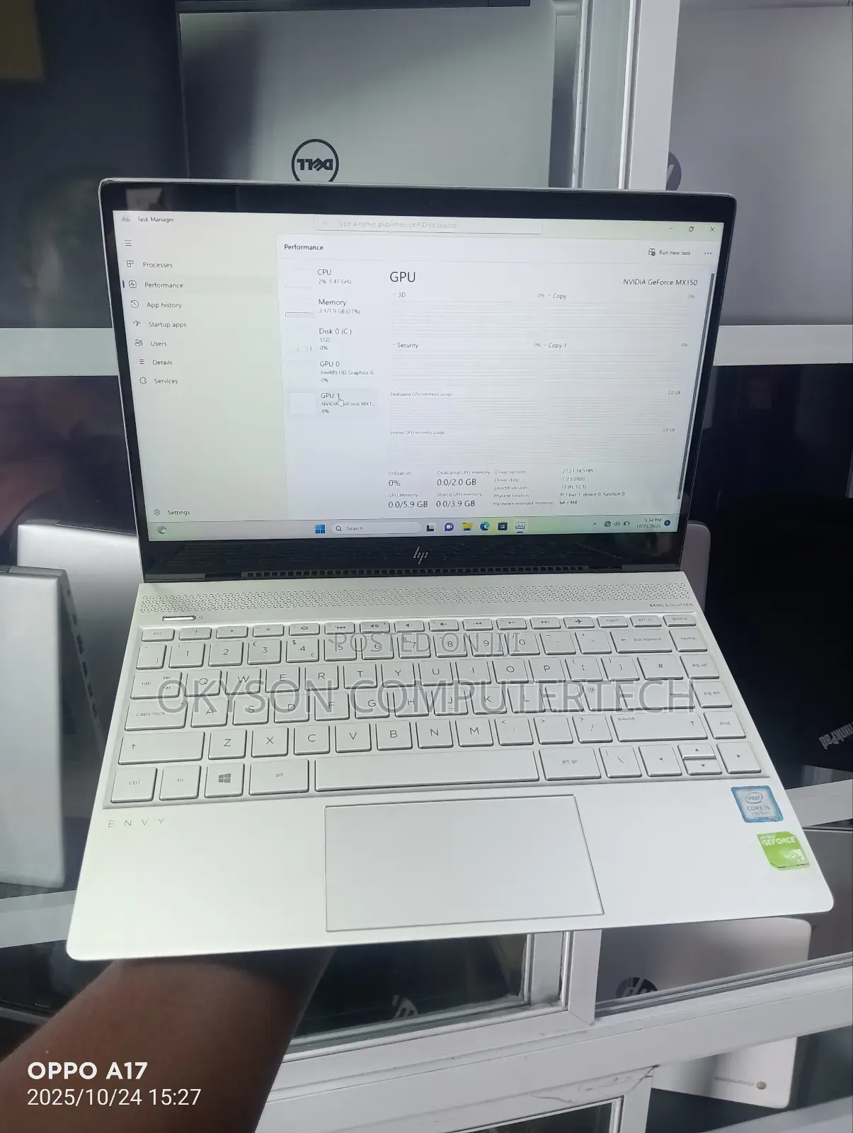 Laptop HP Envy 13 8GB Intel Core I5 SSD 350GB