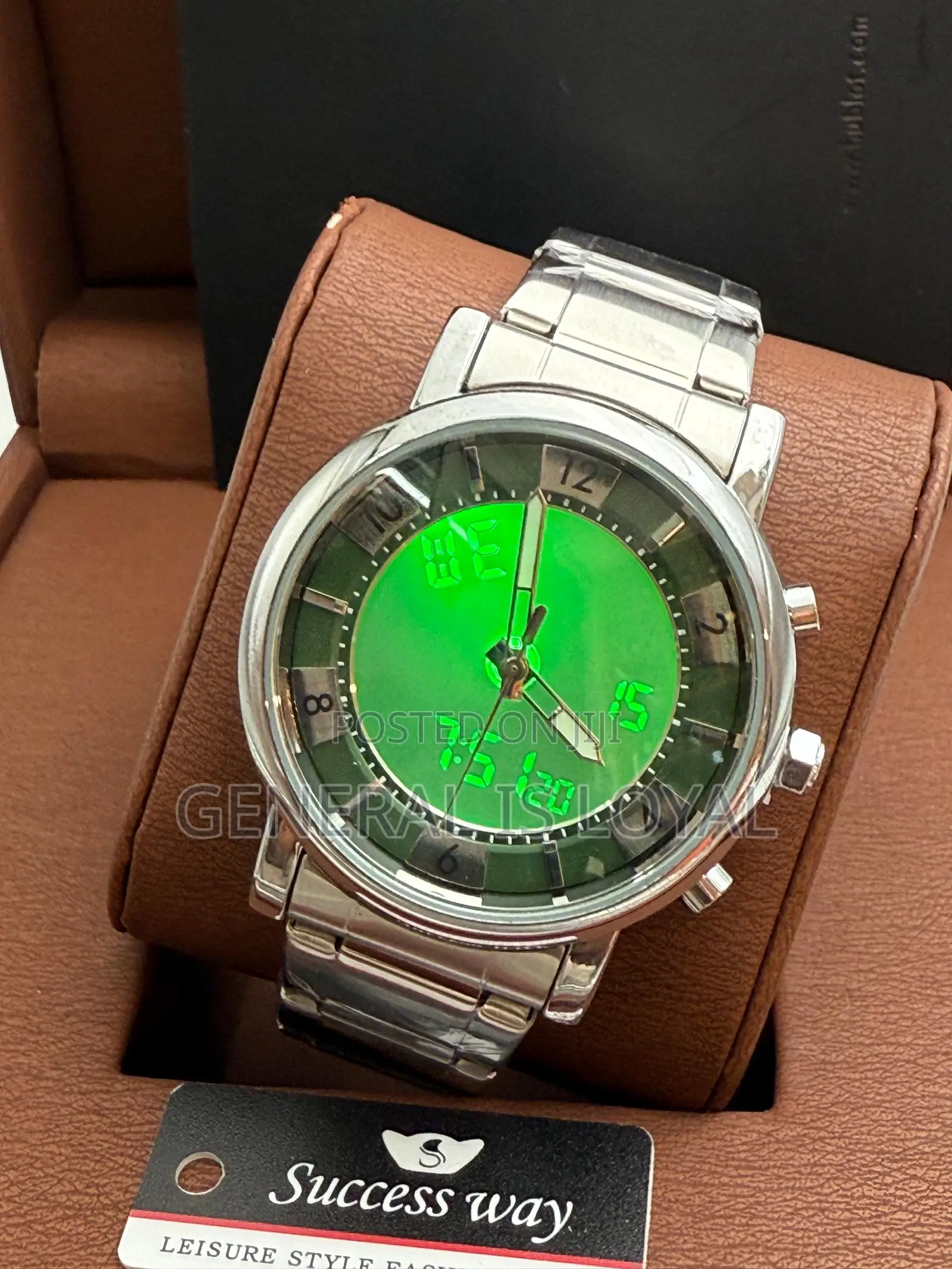 Success Way Digital And Analog Men’S Stainless Watch