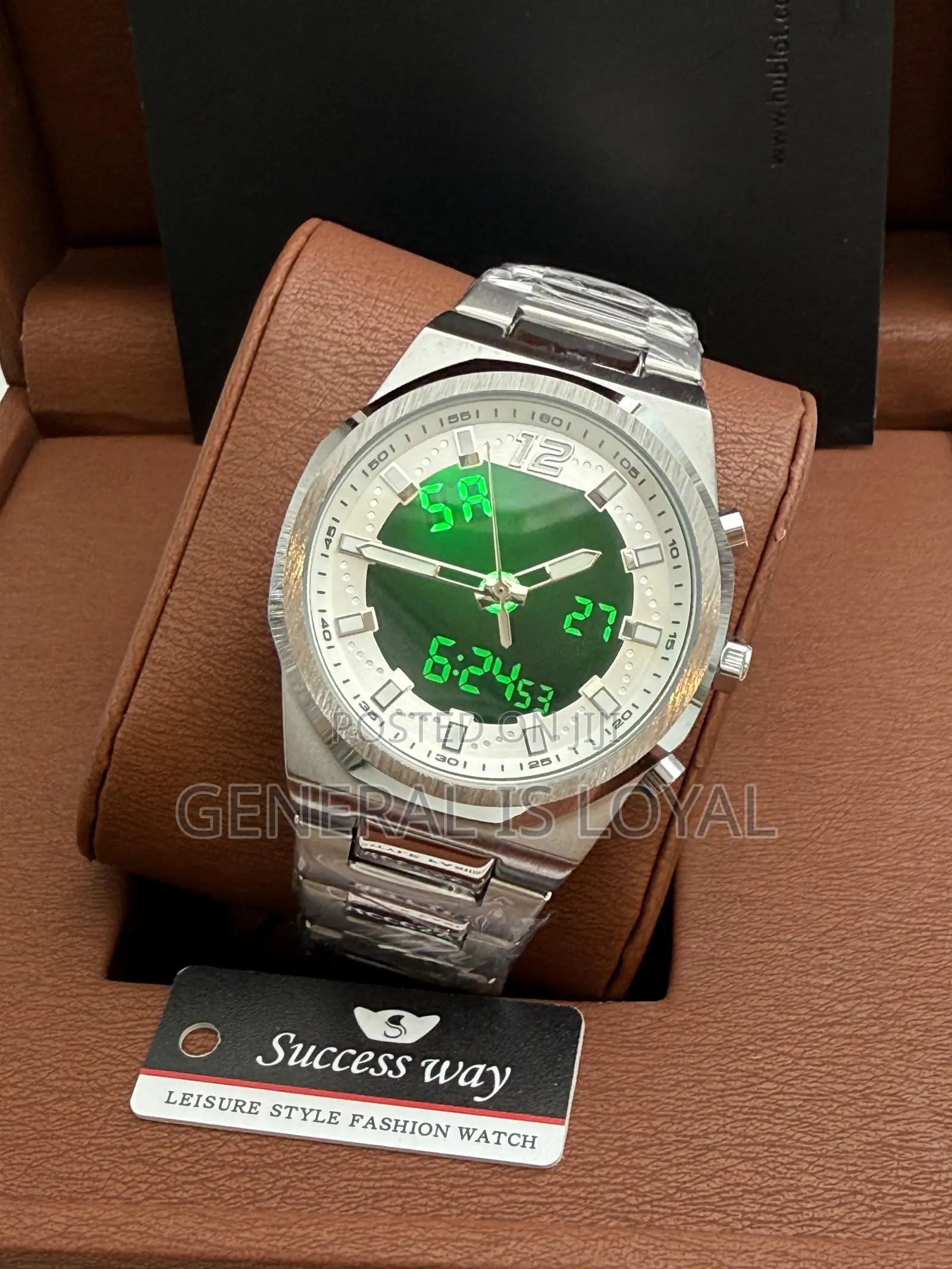 Success Way Digital And Analog Men’S Stainless Watch