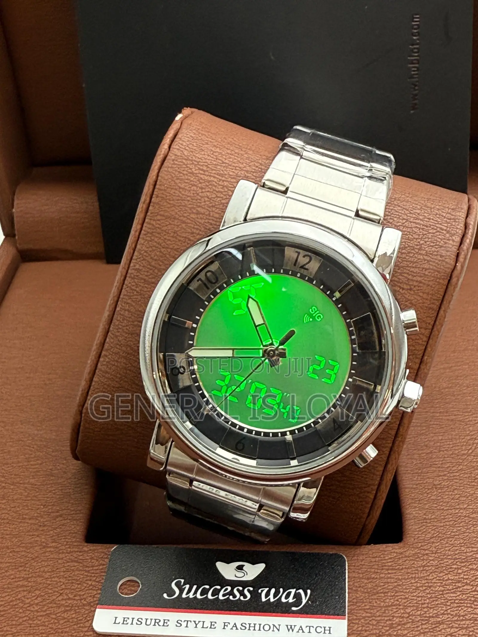 Success Way Digital And Analog Men’S Stainless Watch