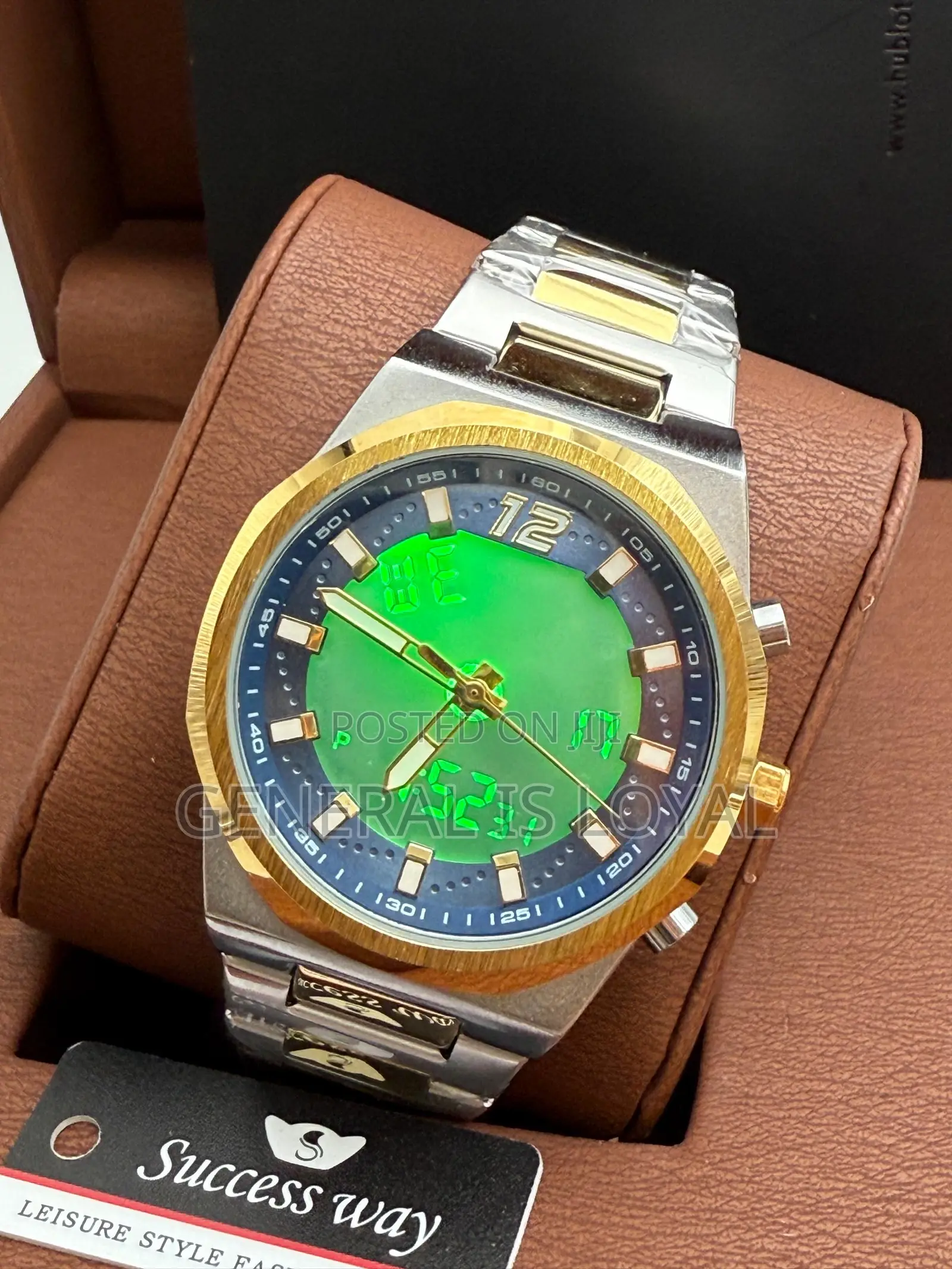 Success Way Digital And Analog Men’S Stainless Watch