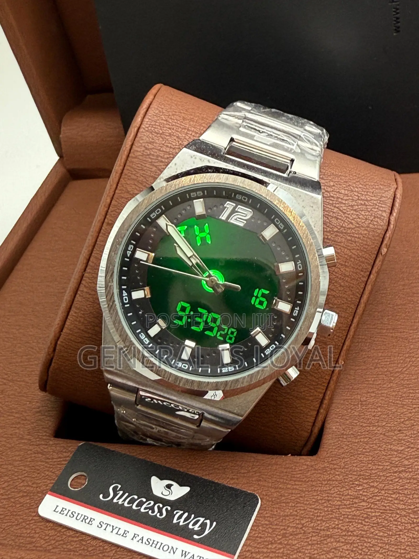 Success Way Digital And Analog Men’S Stainless Watch