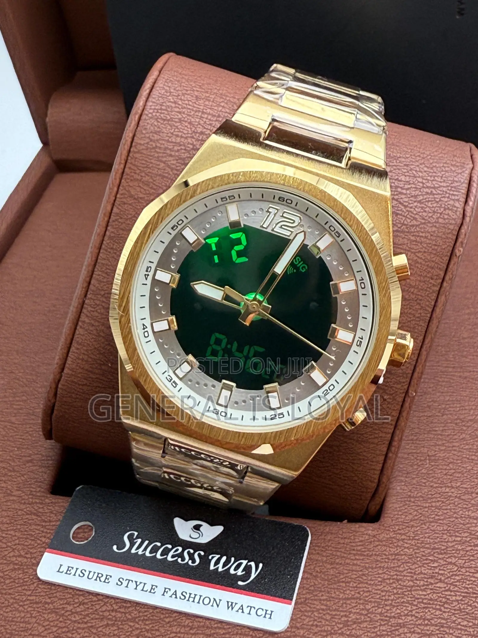 Success Way Digital And Analog Men’S Stainless Watch
