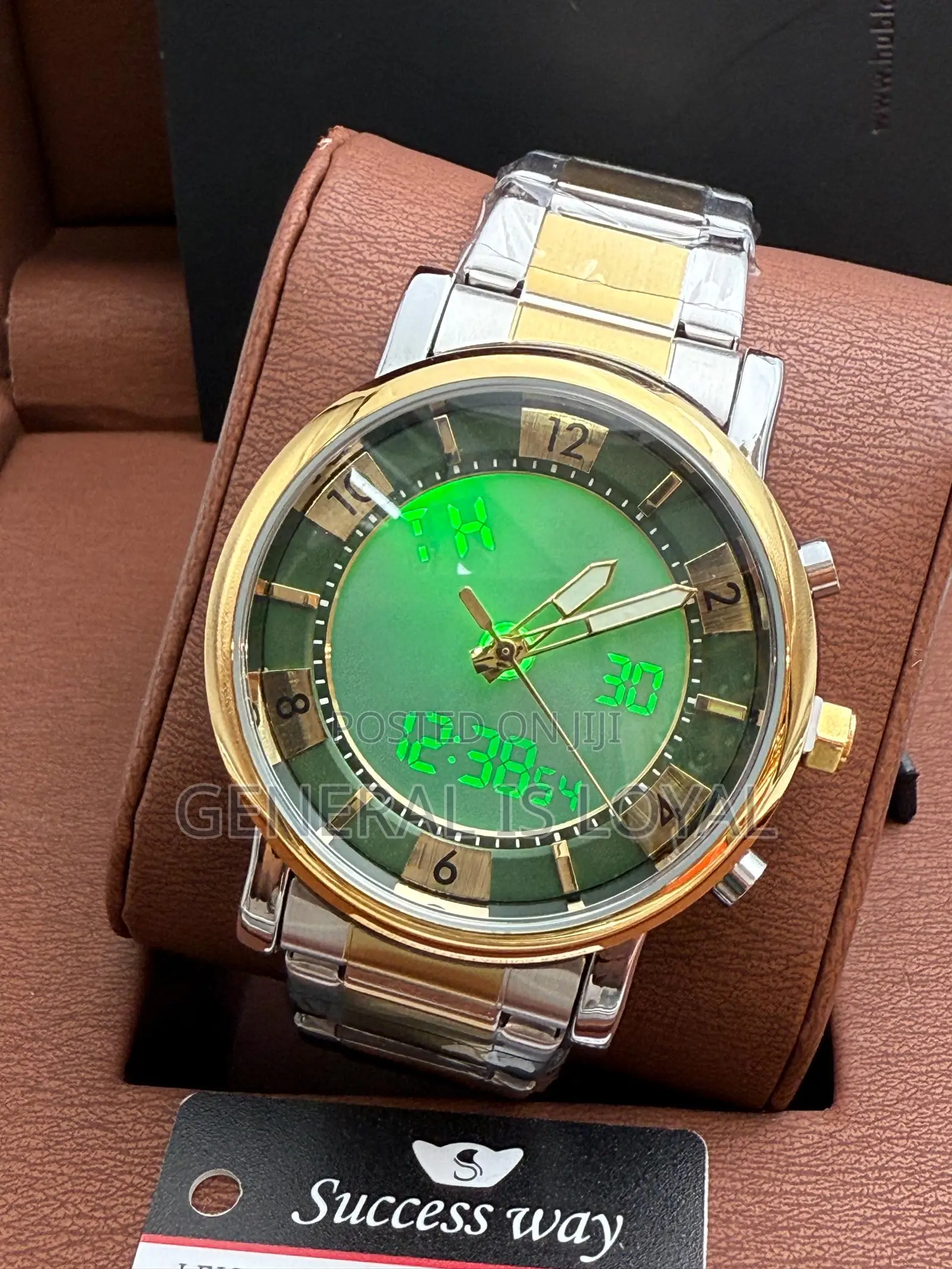 Success Way Digital And Analog Men’S Stainless Watch