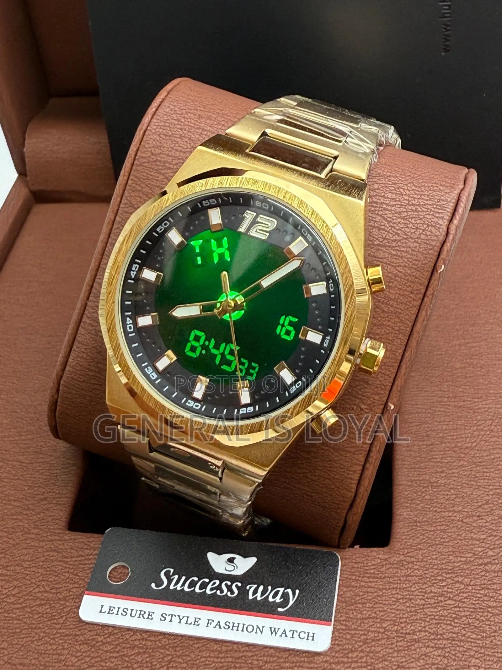 Success Way Digital And Analog Men’S Stainless Watch