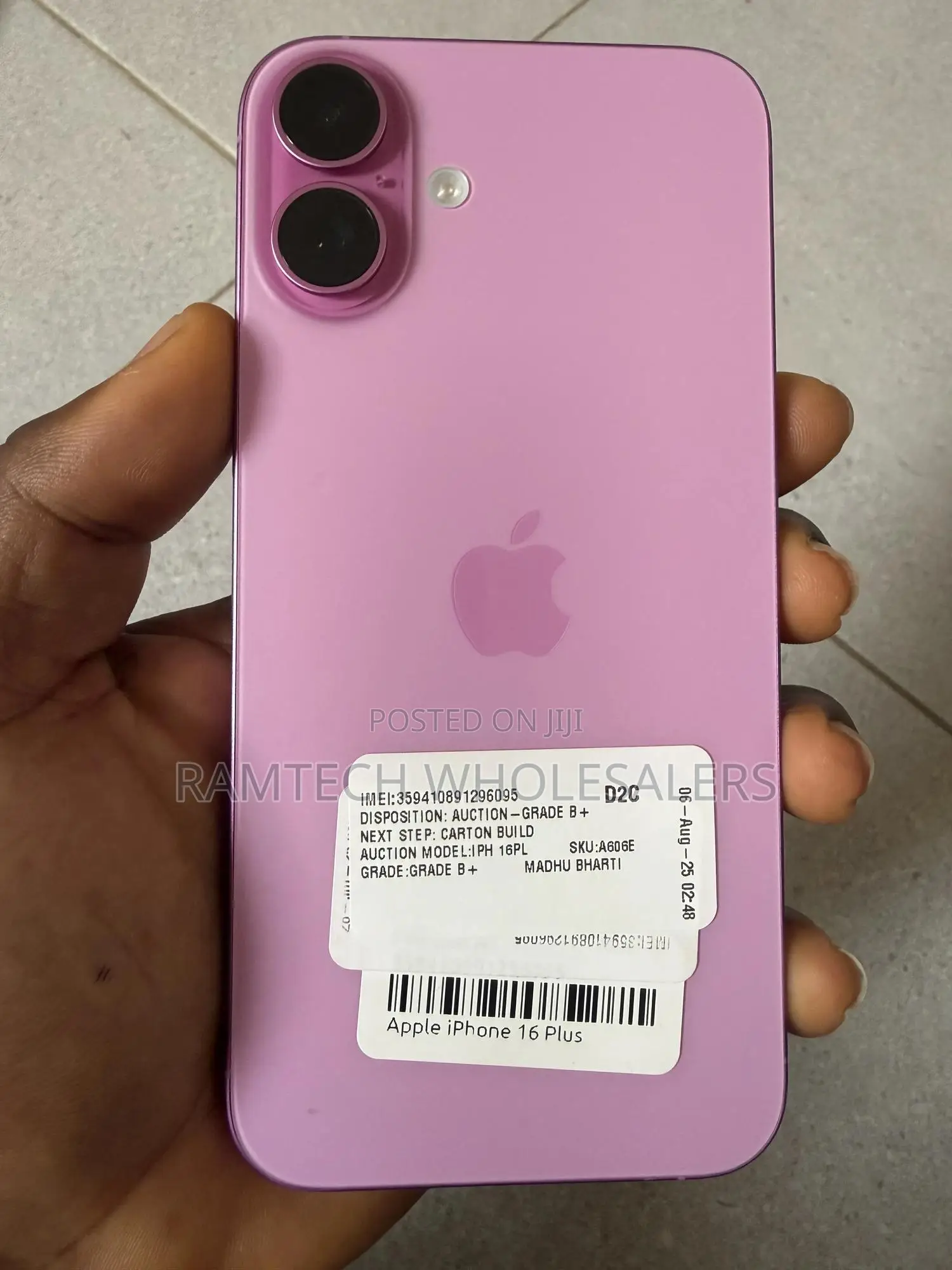 Apple iPhone 16 Plus 128 GB Pink