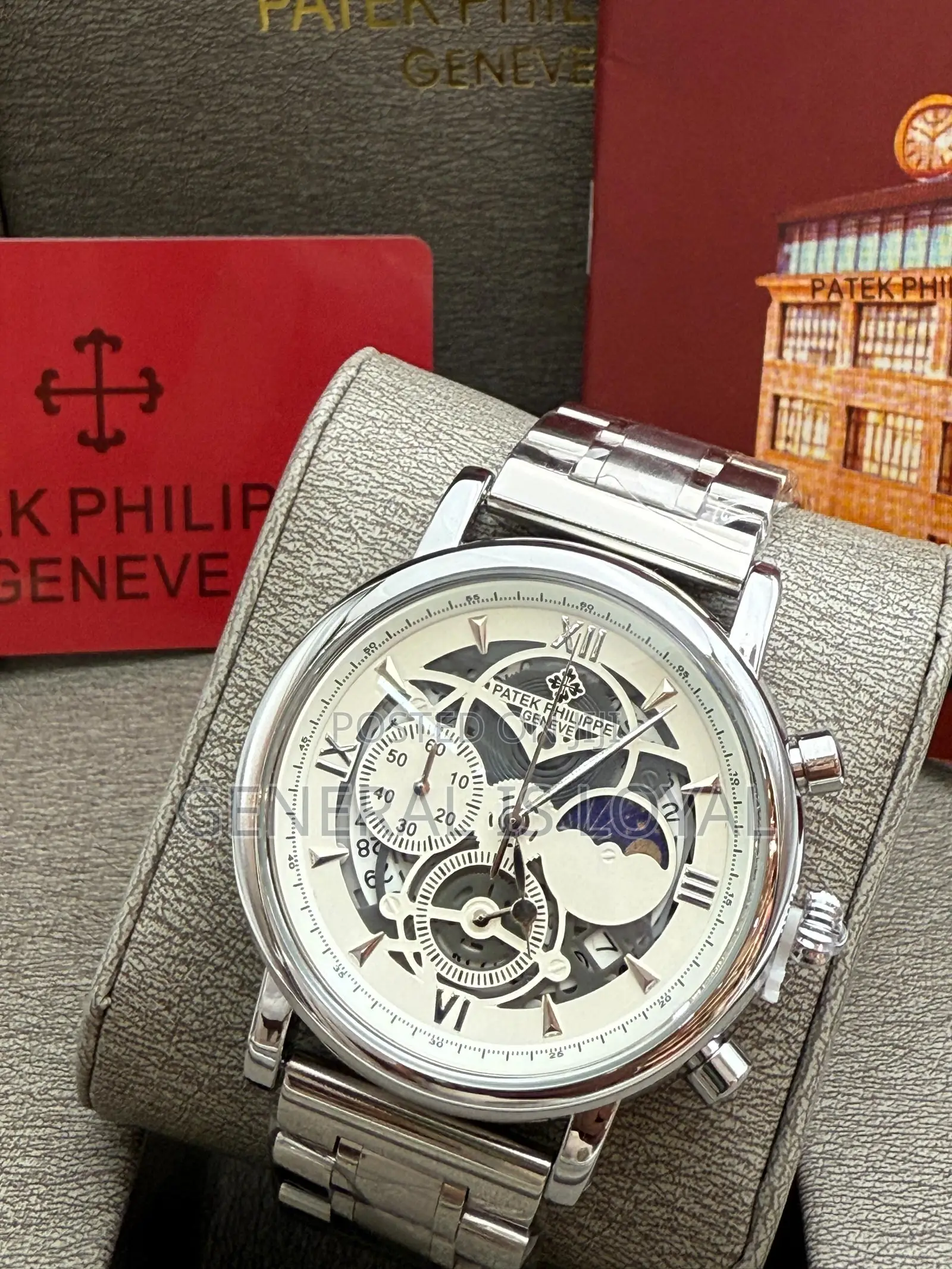 Patek Philippe Geneve Chronograph Men’S Stainless Watch