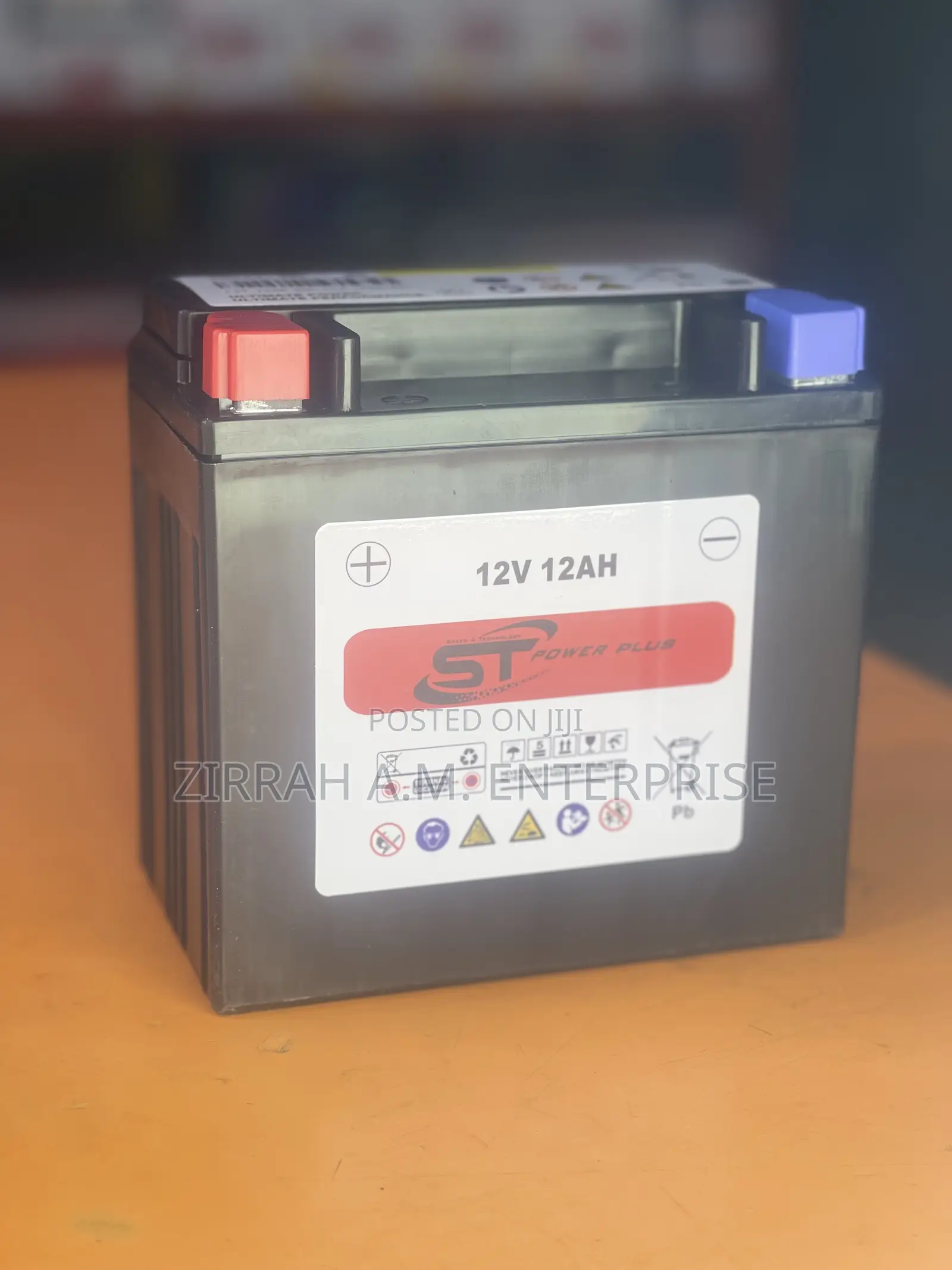 St Power 12v 12ah Auxiliary Battery for Benz BMW Audi and Range Rover