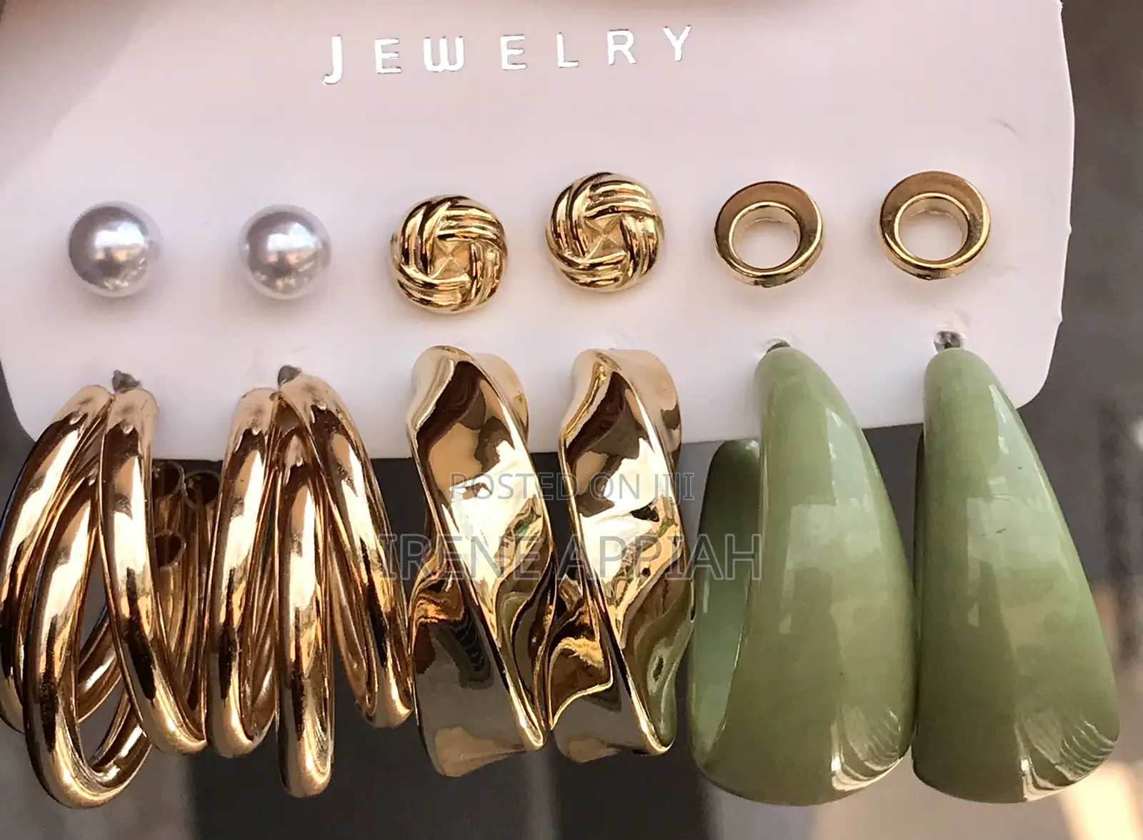 Six Pairs of Earrings Set