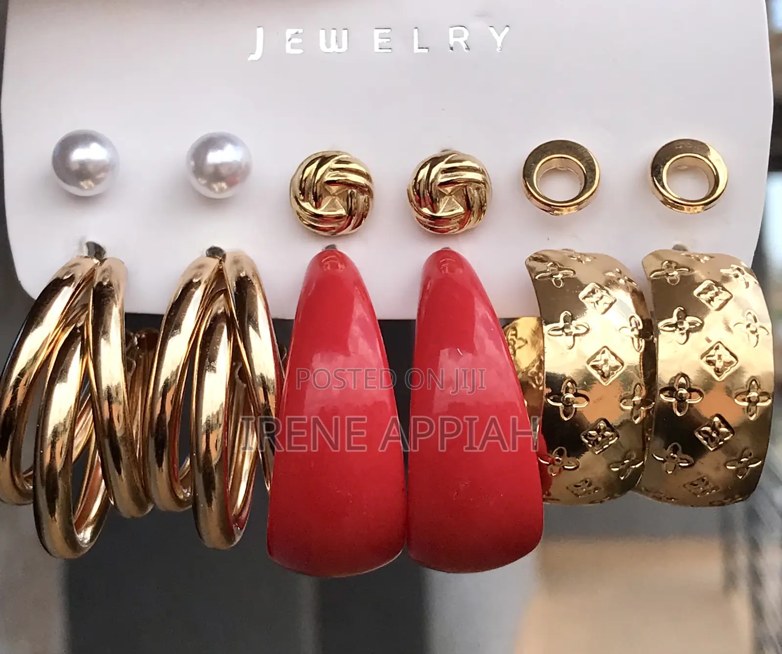 Six Pairs of Earrings Set
