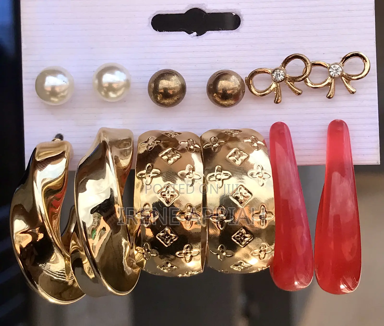 Six Pairs of Earrings Set
