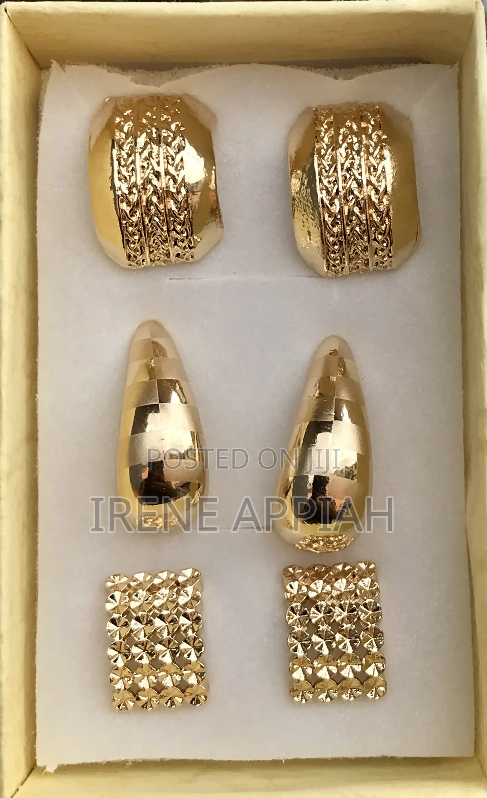 3 Pairs of Earrings