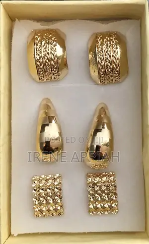 3 Pairs of Earrings
