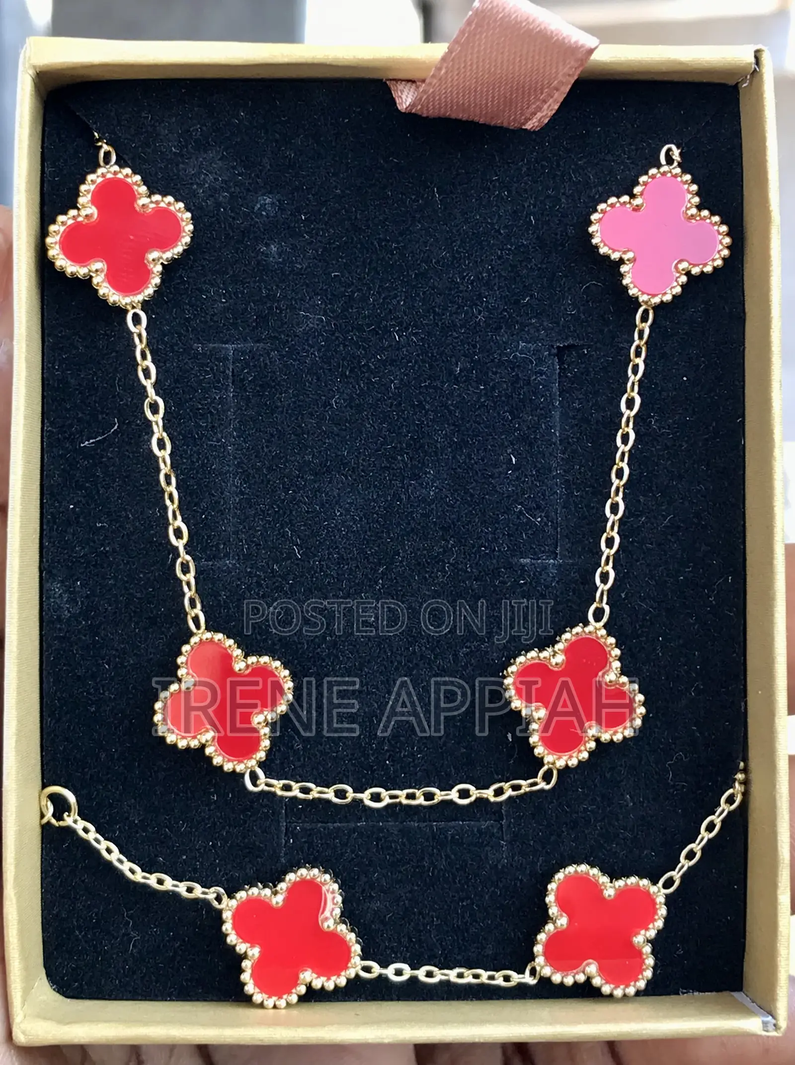 Van Cleef Necklace and Bracelets Set