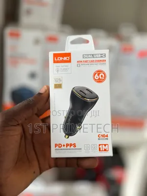 Ldnio 30w Dual Type-C Car Charger