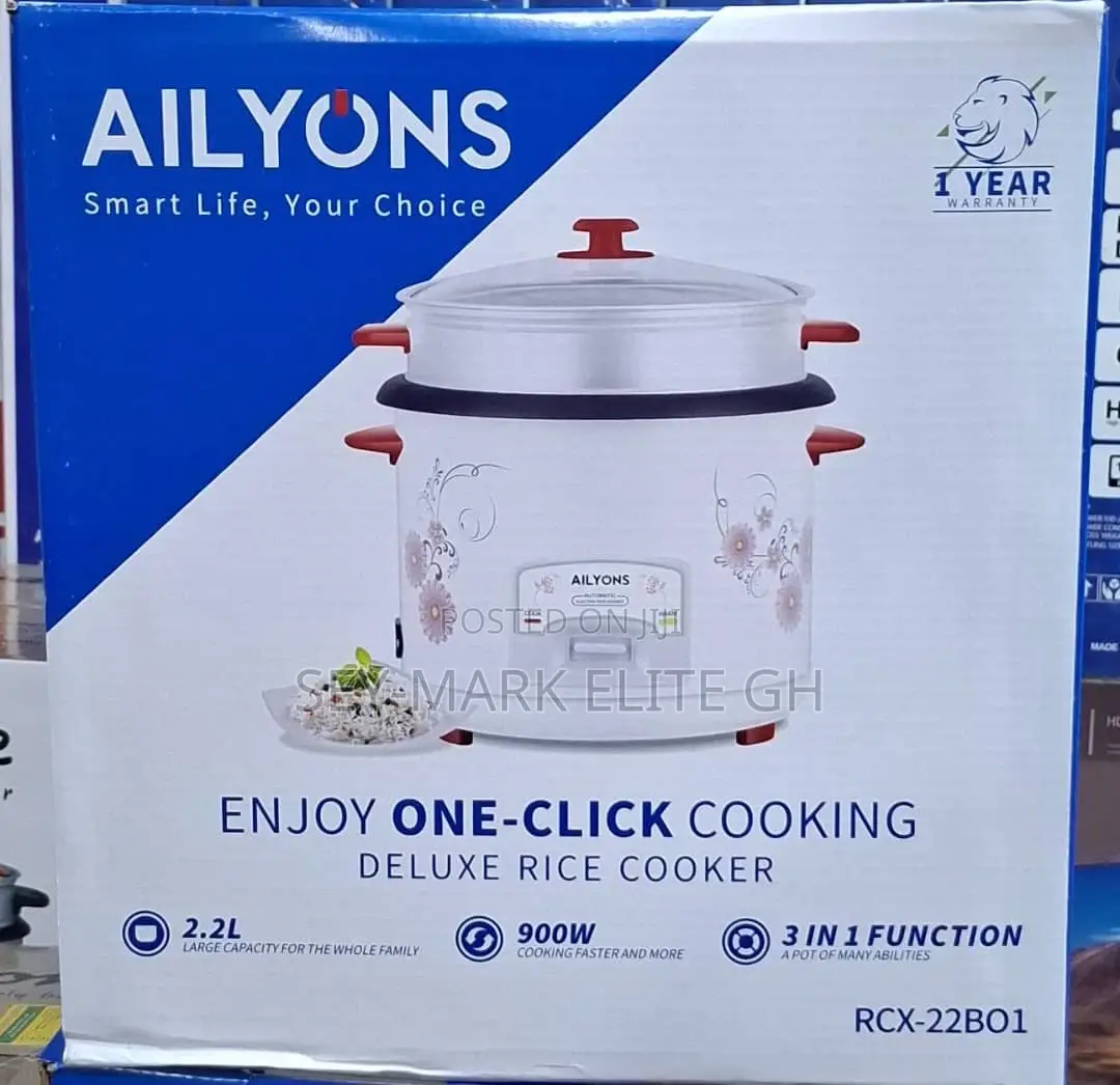 2.2l Ailyons Rice Cooker With Steamer