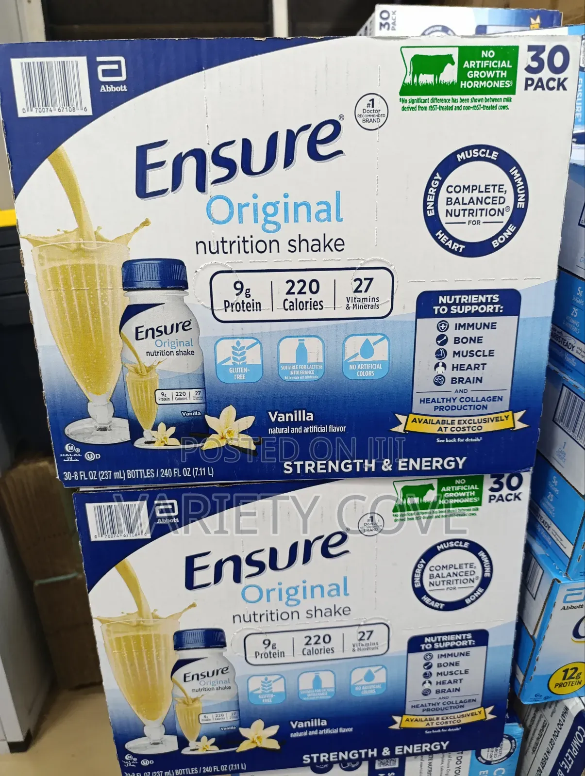 Ensure Original Vanilla (30 Pack)