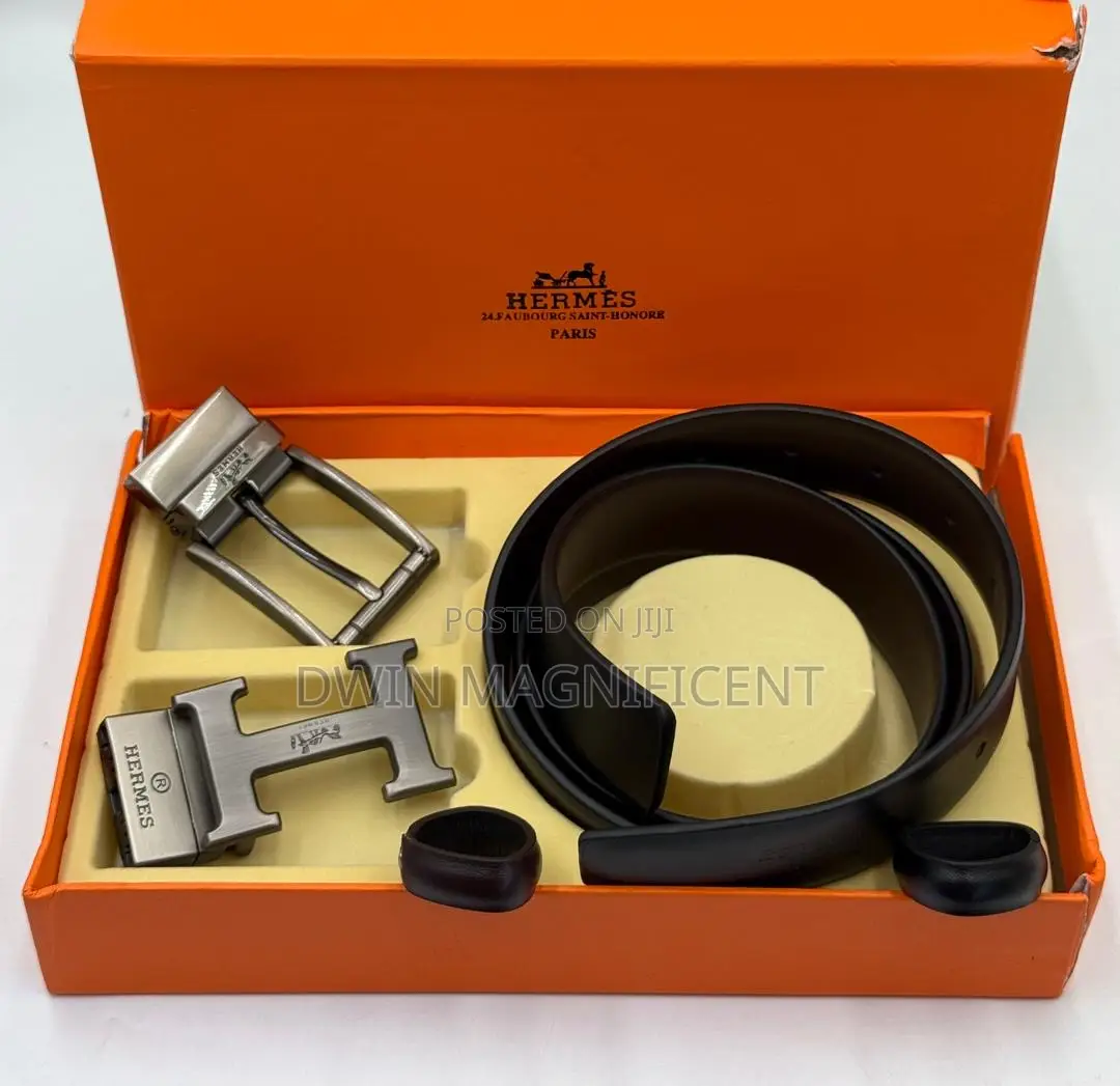 Double Stainless Hook With Leather Belt
