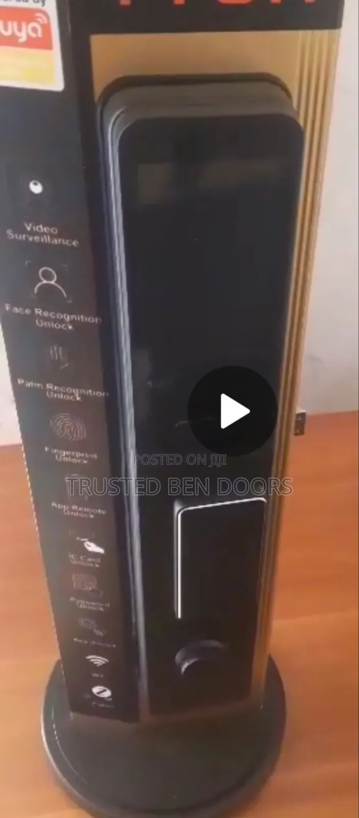 Face Recognition Tuya App Wifi Biometric Smart Lock For All Doors